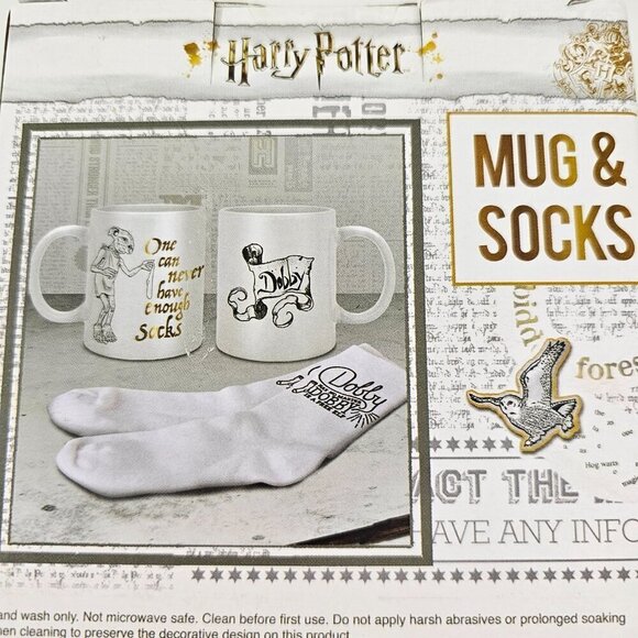 Wizarding World of Harry Potter Dobby Graphic Mug & Socks Gift Set NEW! - Picture 10 of 11